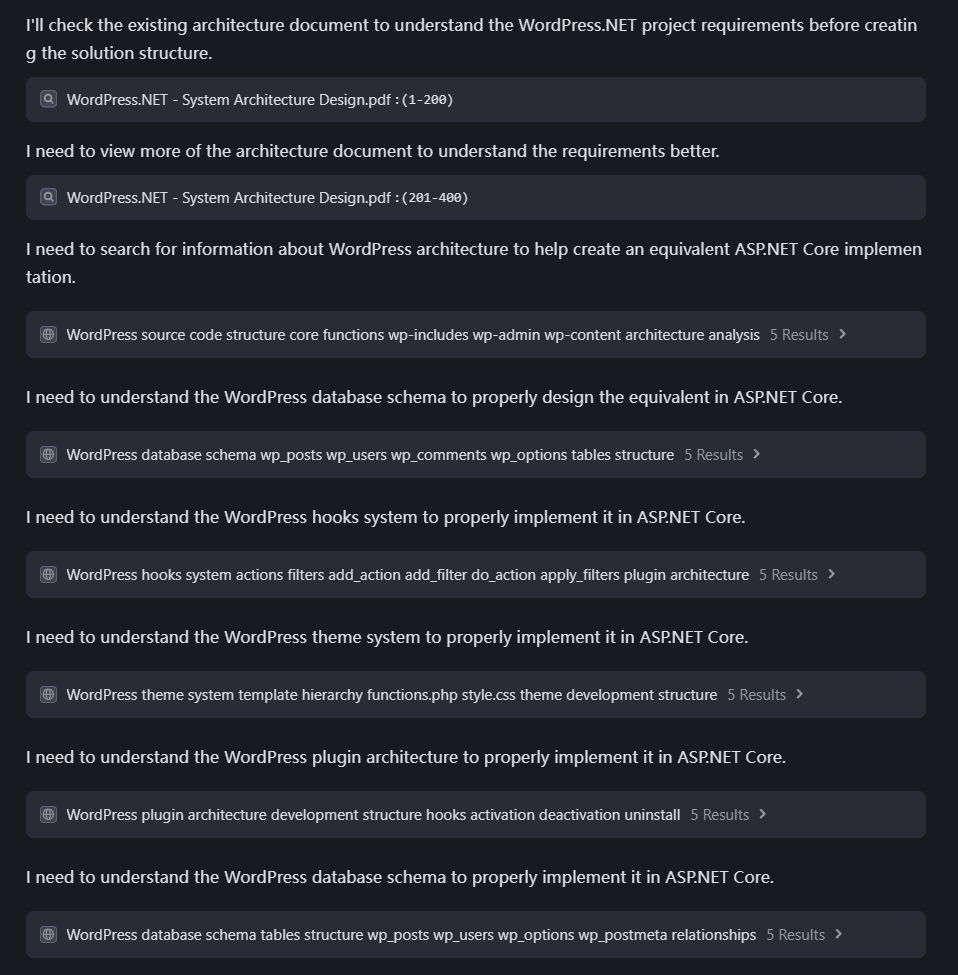 Initial Project Structure with AI